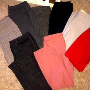 Women’s size 14 lot of business pants and capris: Calvin Klein, Victoria body